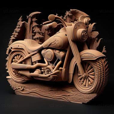 3D модель Harley Davidson Fat Boy (STL)